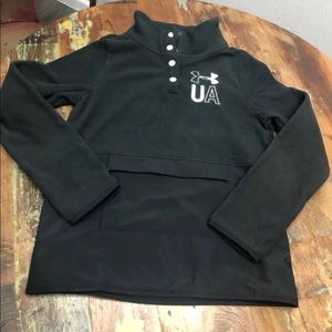 NWT Youth Girls Under Armour Fleece Pullover